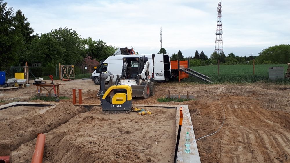 Wynajmę ubijak stopę skoczek wacker bomag zageszczarka od100 do 500 kg