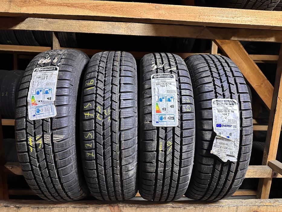 Шини зима нові 225/75R16 CONTINENTAL CrossContactWinter 4шт 8,5-9мм 2024