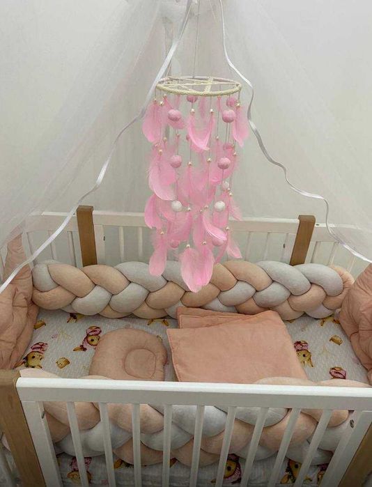 Дитяче ліжечко з повним комплектом!