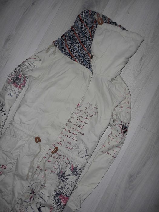Desigual Abrig Laura Płaszcz Damski Parka + Podszewka 36 /S