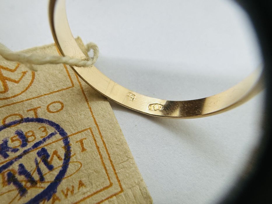 Komplet złotych obrączek WARMET z metkami próba 585 - STAN IDEALNY!