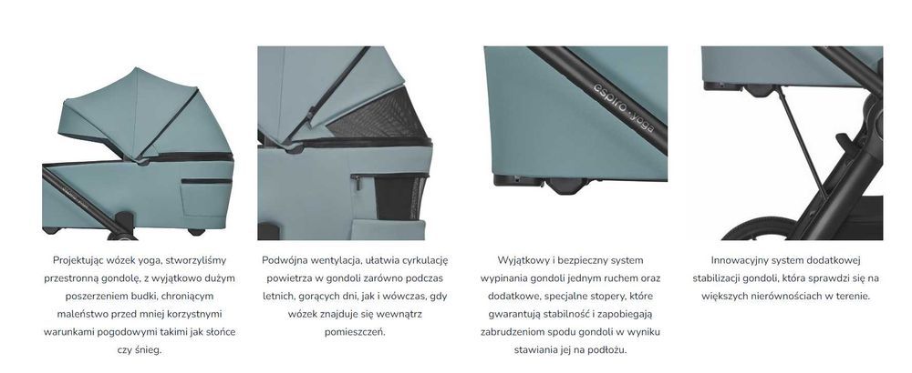 Espiro wózek 2w1 YOGA 04 life balance NOWOŚĆ 2024