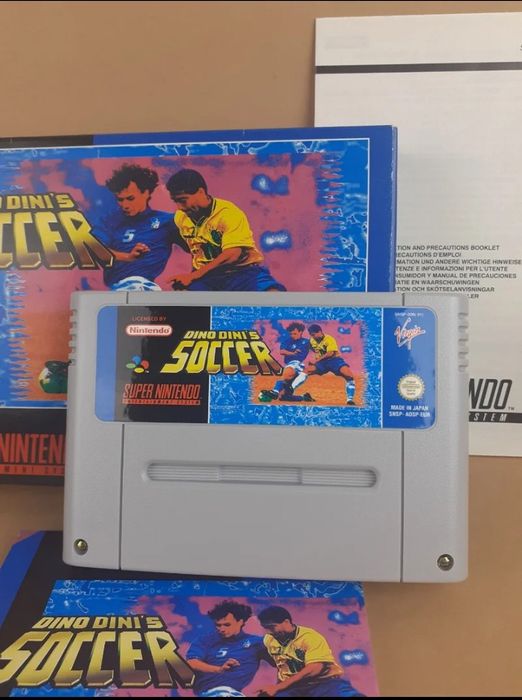 Dino Dini's Soccer super nintendo