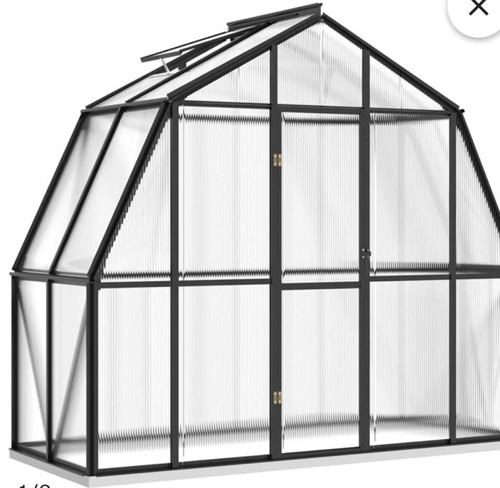 Szklarnia z ramą podstawy aluminium 3,3m2 NOWA