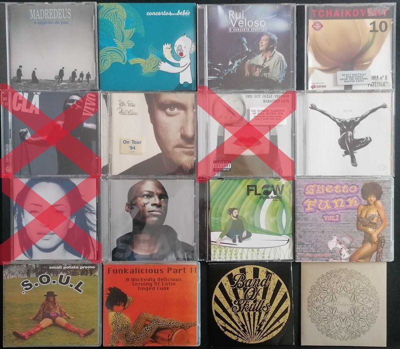 Lote + 110 CD's música originais