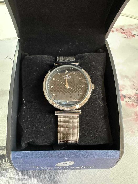 NOWY! Zegarek Damski Timemaster 099/25 MESH plaster miodu