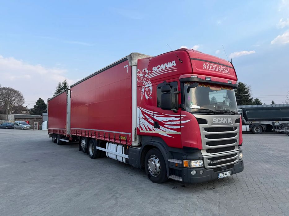 Scania R450 Streamline  Scania R450 E6 Tandem Wielton 120m3 Zestaw Przejazdowy