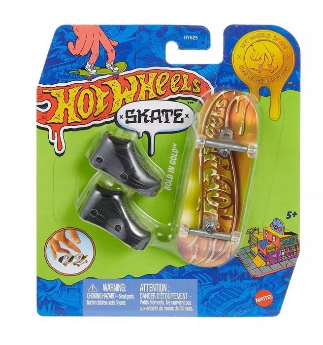 Fingerboard HOT WHEELS Skate HYH25. Mattel. Nowy Produkt
