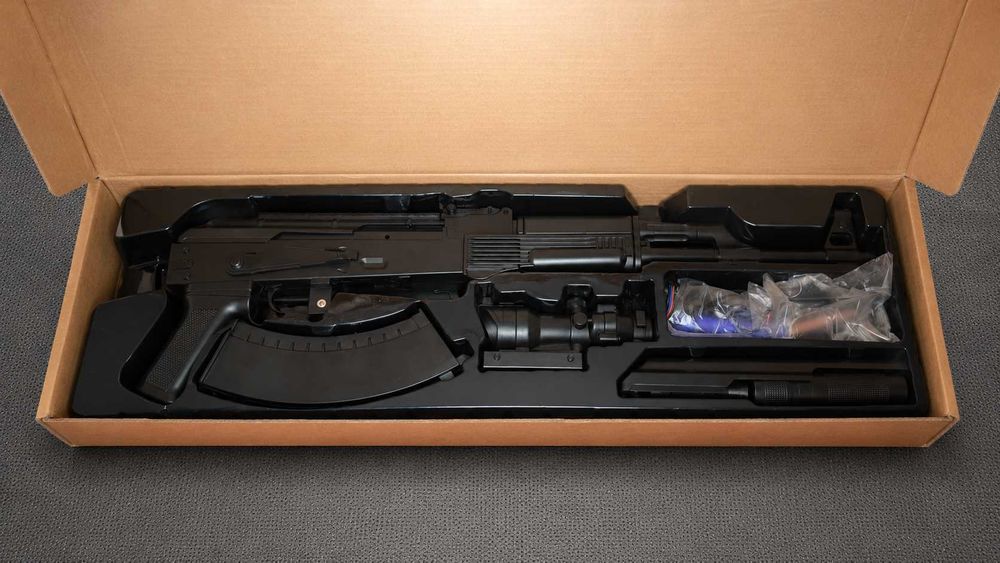 AK-47 Arma Orbeez/Gel Elétrica + 10.000 Munições