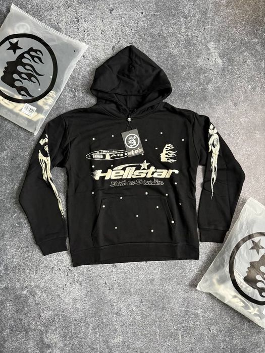 Худі Hellstar | Чорне | Premium 1:1 | Нове | Розмір L
