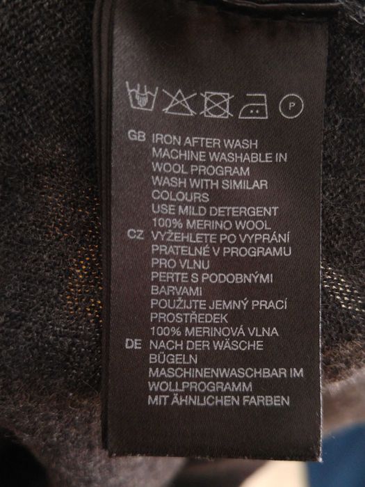 Sweter męski wełna merino