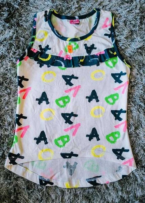 Bluzka bez rękawów rozmiar 116 NOWA