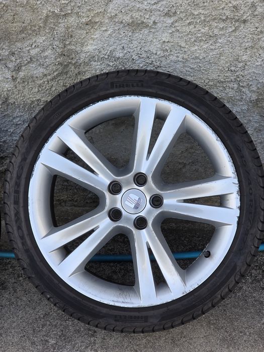 Jantes seat 5x100 R17 com pneus