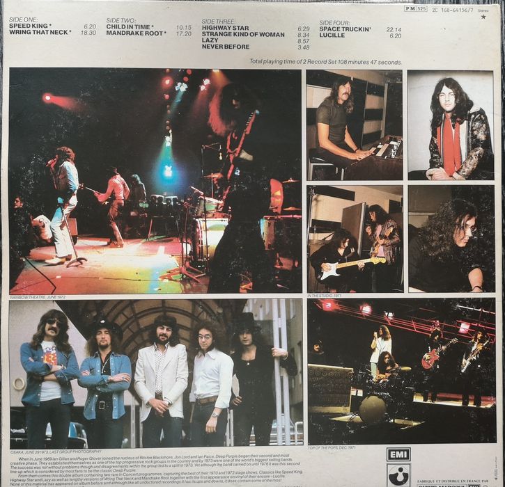 Disco vinil Deep Purple edição especial