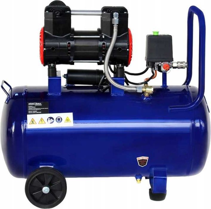 Kompresor Bezolejowy Sprężarka 50L 1500W 230V 2800 RPM Cichy New Mod*
