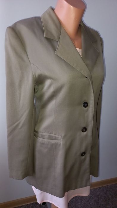 długa marynarka jednorzędowa L