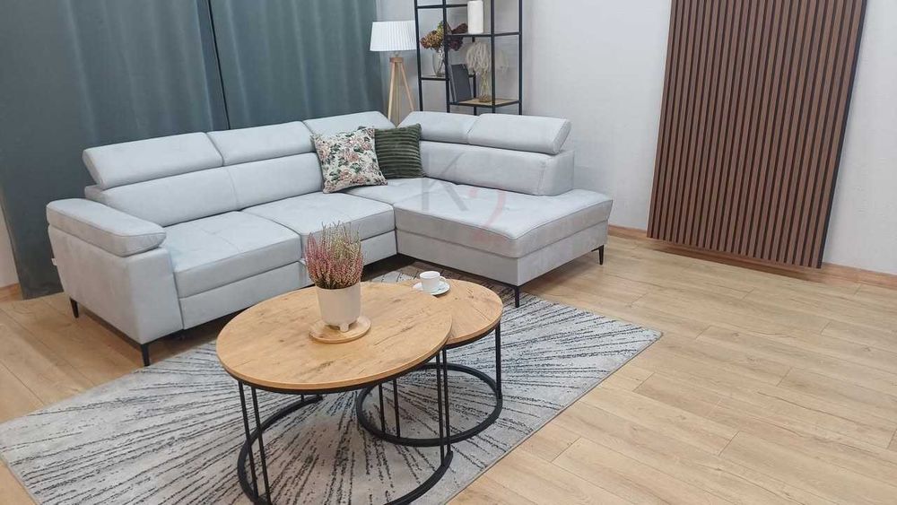 Narożnik Rimo USB Kanapa Sofa Rogówka do salonu Rozkładana ,Pojemnik