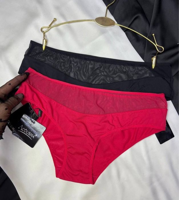 Базові класичні трусики сліп з сіточкою Acousma