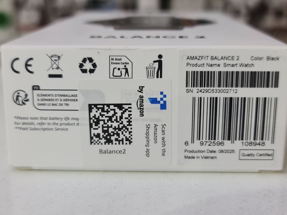 Нові Amazfit Balance 2 Black