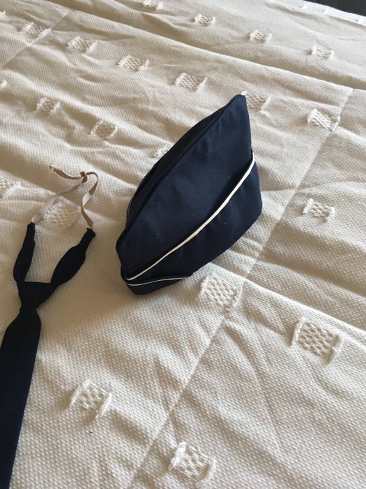 Chapeu e gravata ifantil de bombeiro