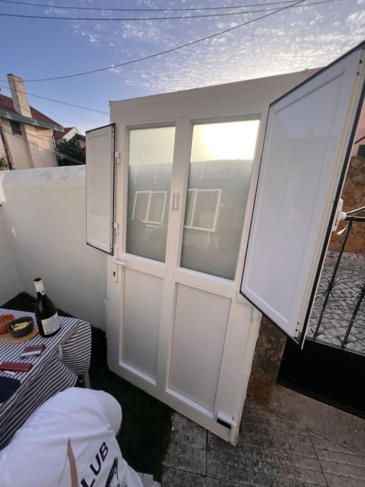 Porta aluminio lacado
