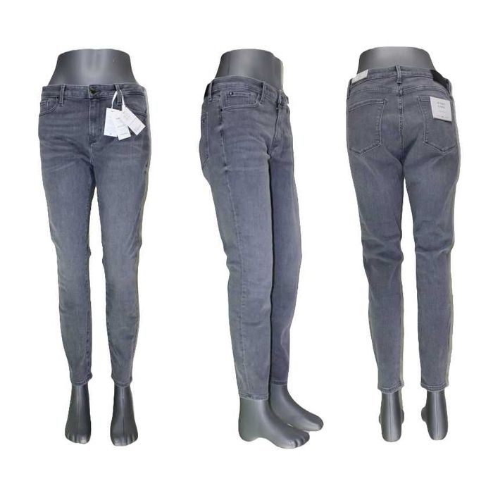 Nowe damskie jeansy Tommy Hilfiger Como WW0WW32132 szare rurki oryg. rozmiar W34/L28