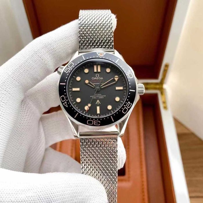 Годинник автоматичний Omega Seamaster Diver 300 M Black Wave Dial
