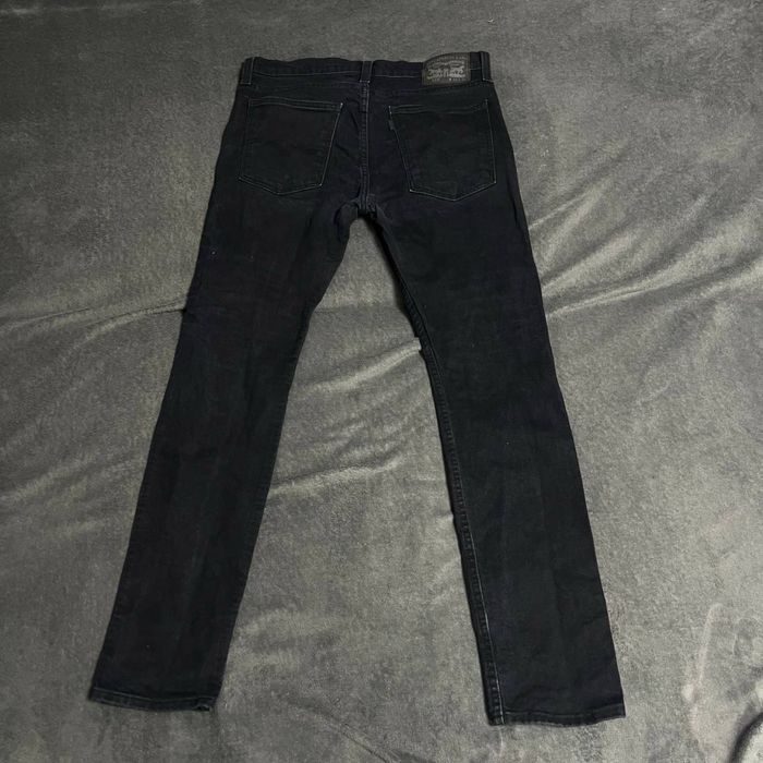 Джинсы Levis чёрно-синие штаны брюки L W34 L32