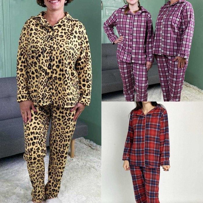 Жіноча тепла піжама кулір, байка, махра для годуючих мам 44-62