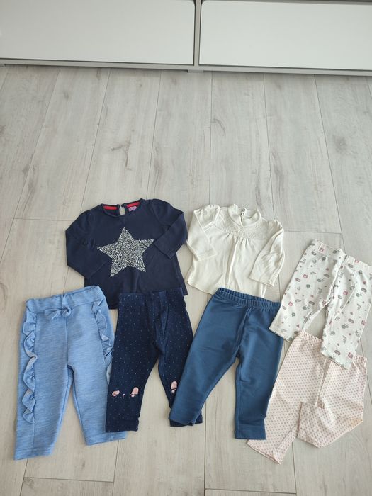 Набір дитячого одягу для дівчинки 6–12 міс / 68–74-80-86см, 7 речей, х