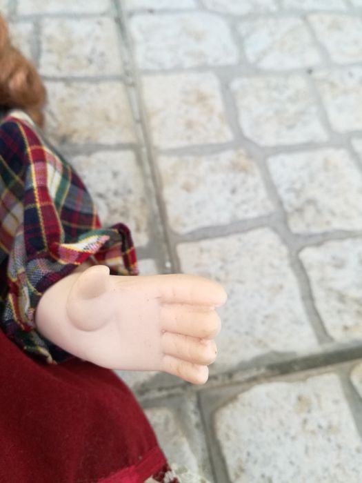 BONECAS, pano/trapos NOVA e porcelana, dama antiga, a partir