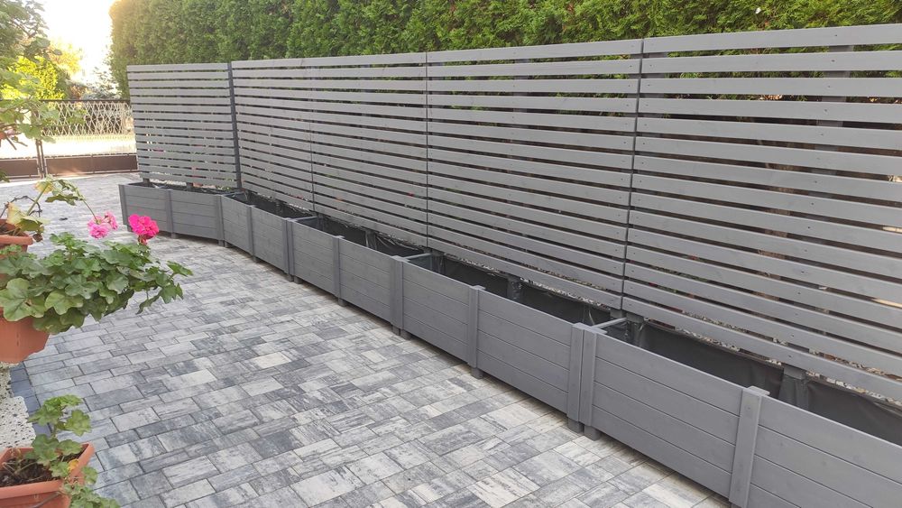 Donice ogrodowe drewniane - Solidne