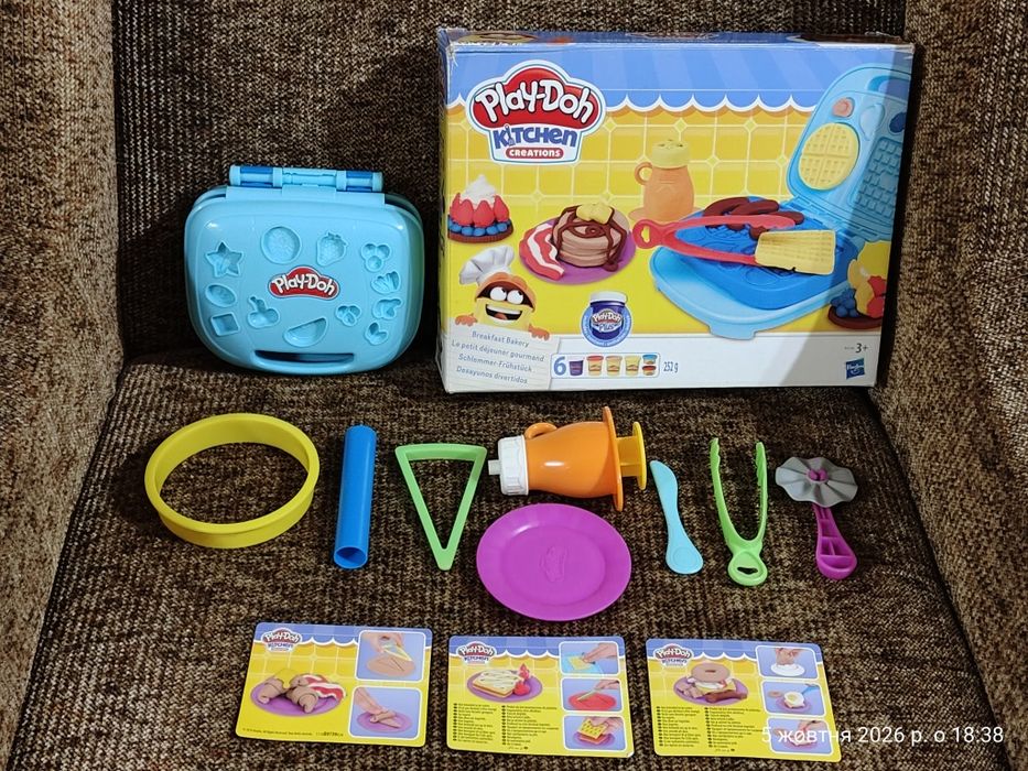 Набір для ліплення. Hasbro Play-Doh Kitchen Creations "Breakfast Bakery", "Солодкий сніданок"