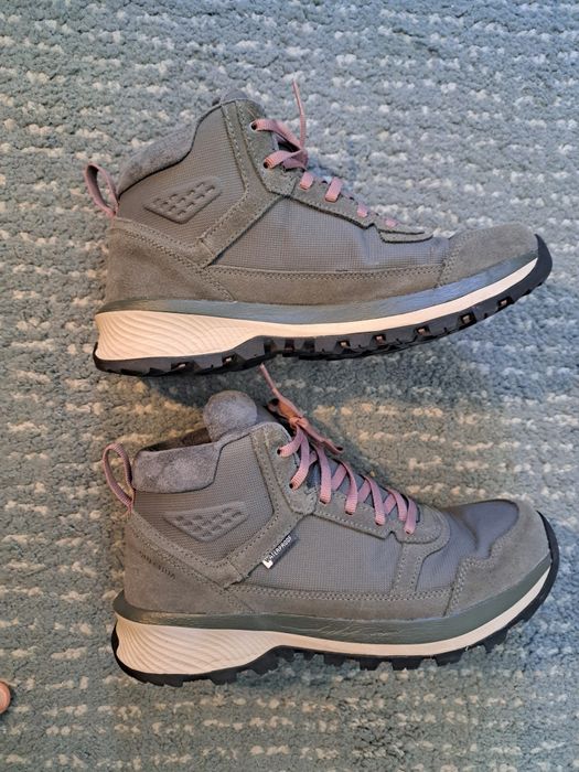 Bota de caminhada impermeáveis (mulher) NH500 WP cinzento