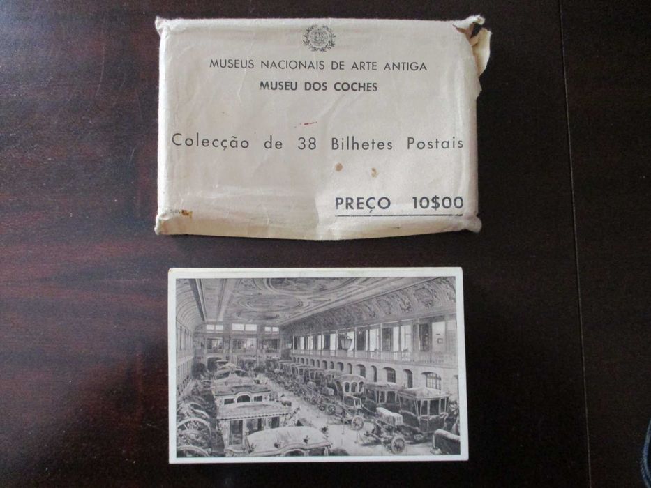 Postais antigos do Museu dos coches 38 Postais.