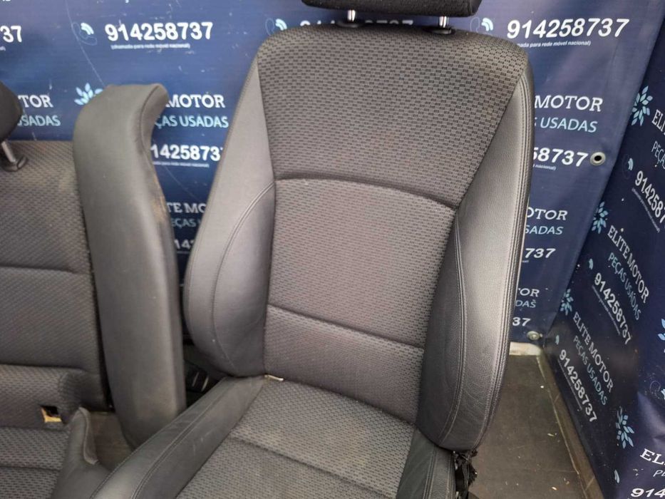 Jogo de bancos usados BMW SERIE 3 E90 PACK M pele e tecido