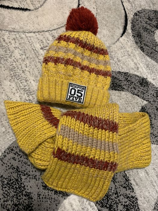 Шапка і шарф зимові