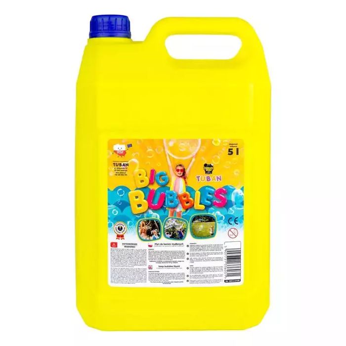 Płyn do baniek mydlanych 5 l. Tuban. Nowy Produkt