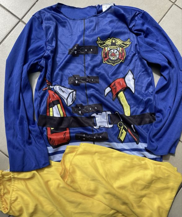 Kostium stroj przebranie roz.7/10 lat Strażak Sam karnawal