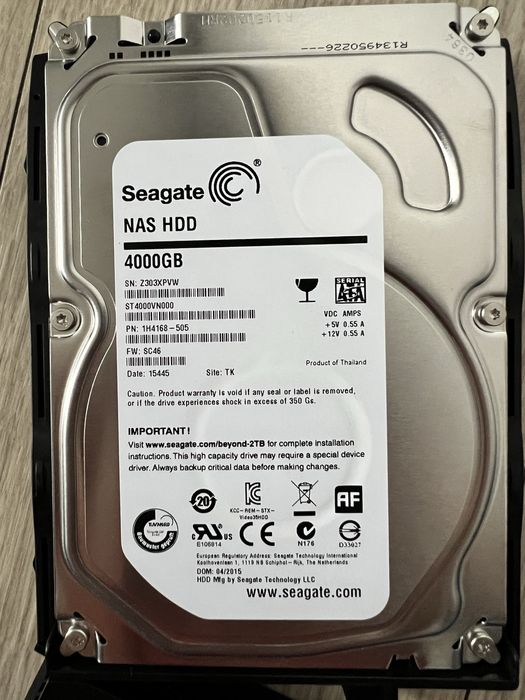 Synology NAS DS418 + dyski 4x4 TB, domowa chmura!