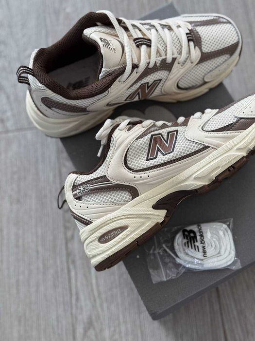 ‼️Кросівки New Balance 530 White Brown