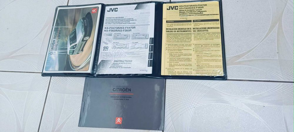 Instrukcja obsługi Citroen Berlingo I
