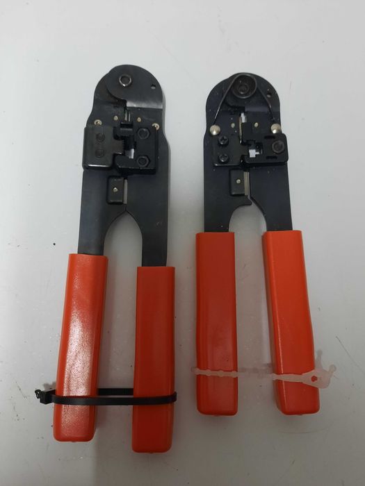 Alicates para  cravar fichas RJ45