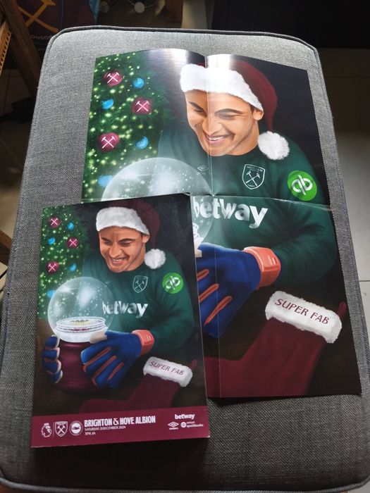 West Ham United - Brighton. Program meczowy. Premier league. Fabiański