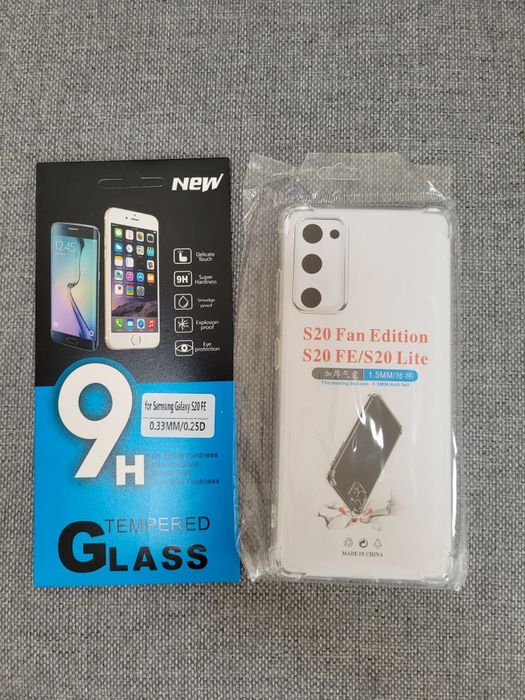 Szkło hartowane i etui Galaxy S20FE