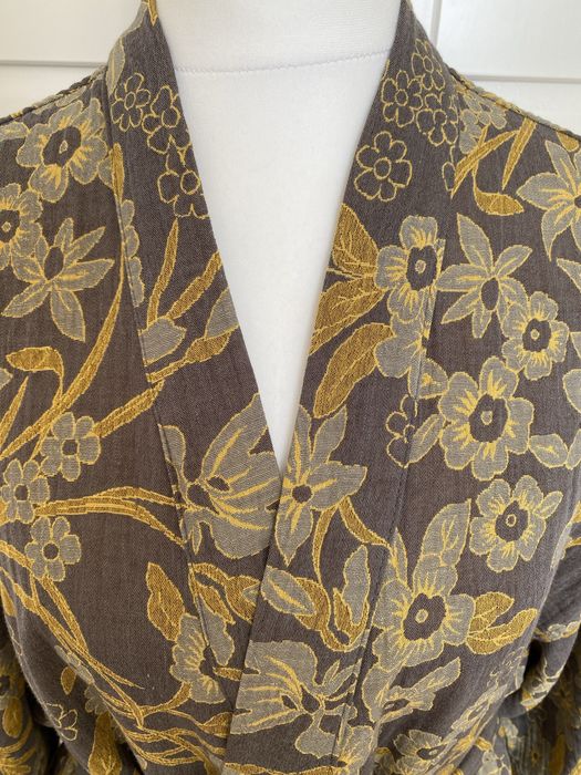 Kimono oliwkowe w stylu japońskim 100% cotton
