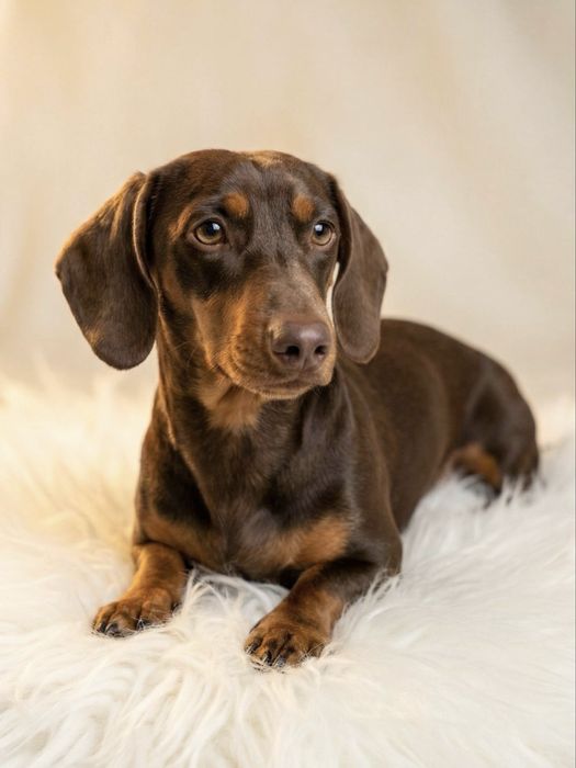 Цуценята такси. Таксята. Щенки таксы.