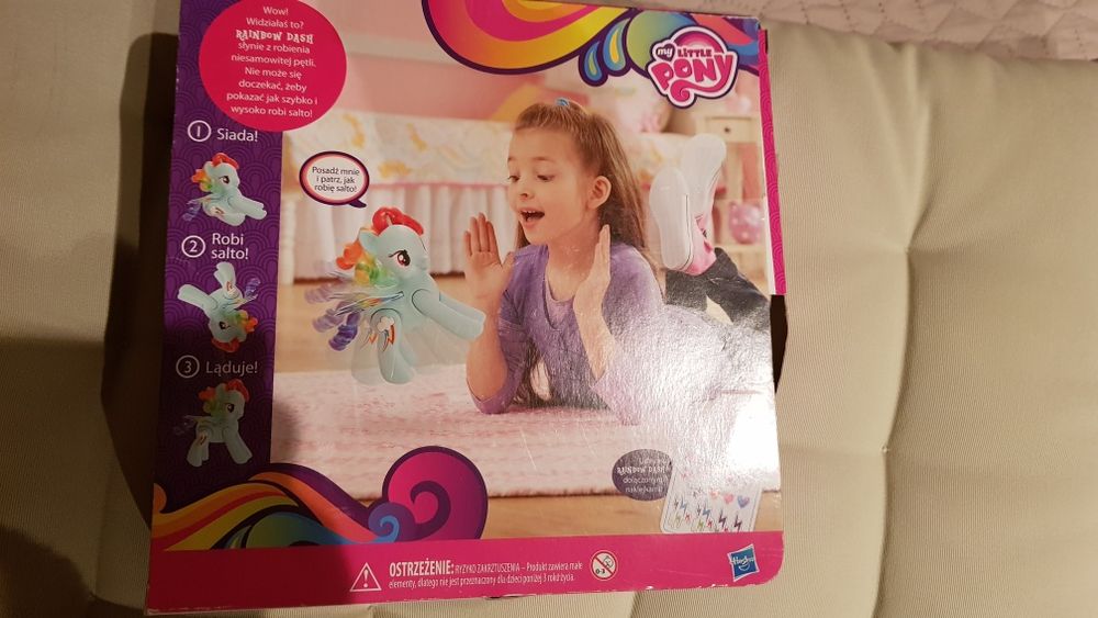 My Little Pony RAINBOW DASH konik  interaktywny wiek 5+