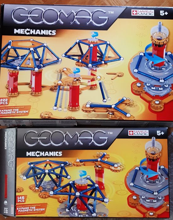 Geomag klocki magnetyczne 2 zestawy