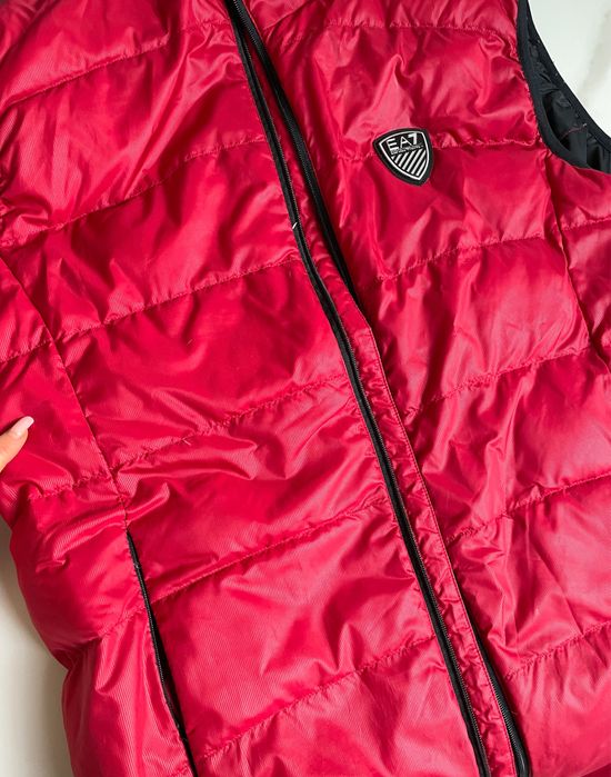 Kamizelka bezrękawnik EA7 Emporio Armani czerwona XL